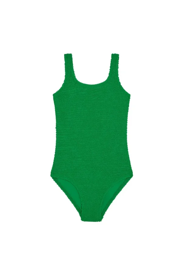 Sardinia One Piece Palm Green Crinkle