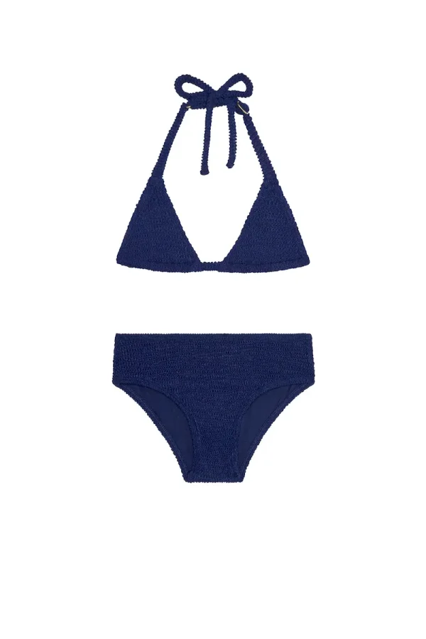 Palma Top & Seychelles Bottom Set Midnight Crinkle