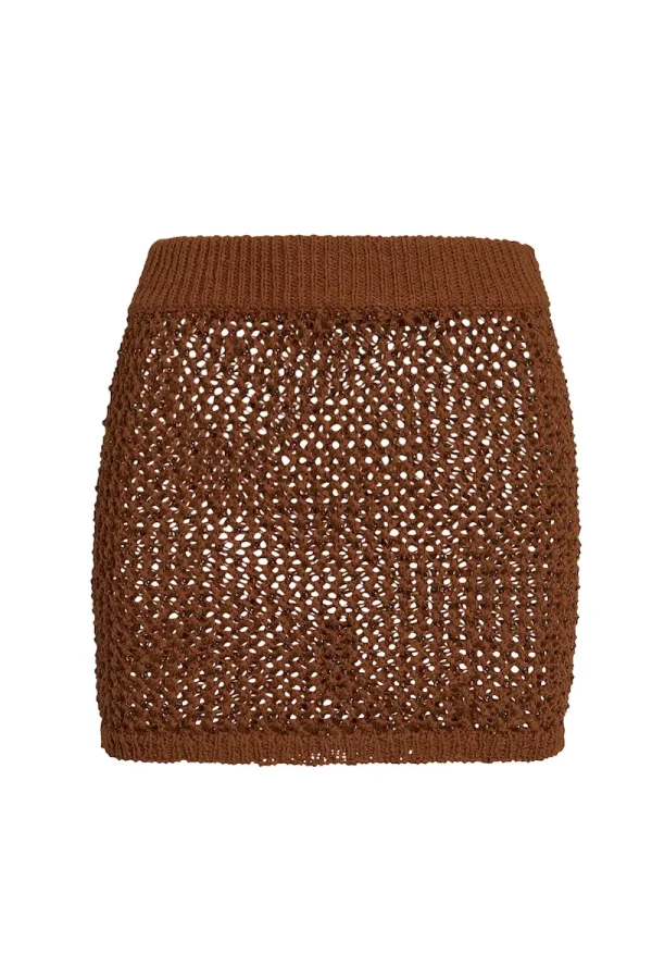 Venice Skirt Bronze Diamond Crochet
