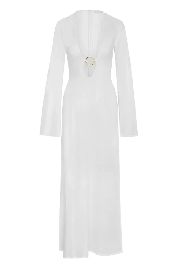 Montego Dress White Linen