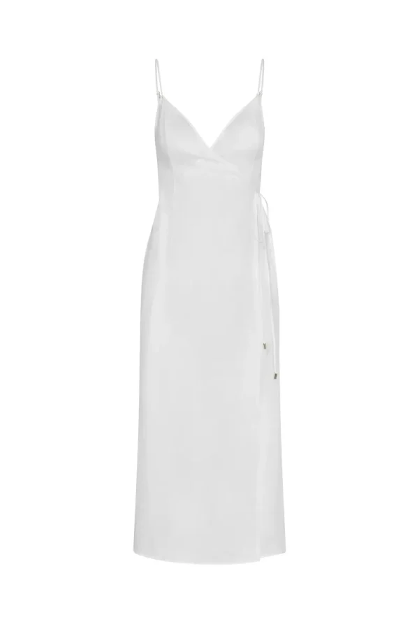 Levanzo Dress White Linen