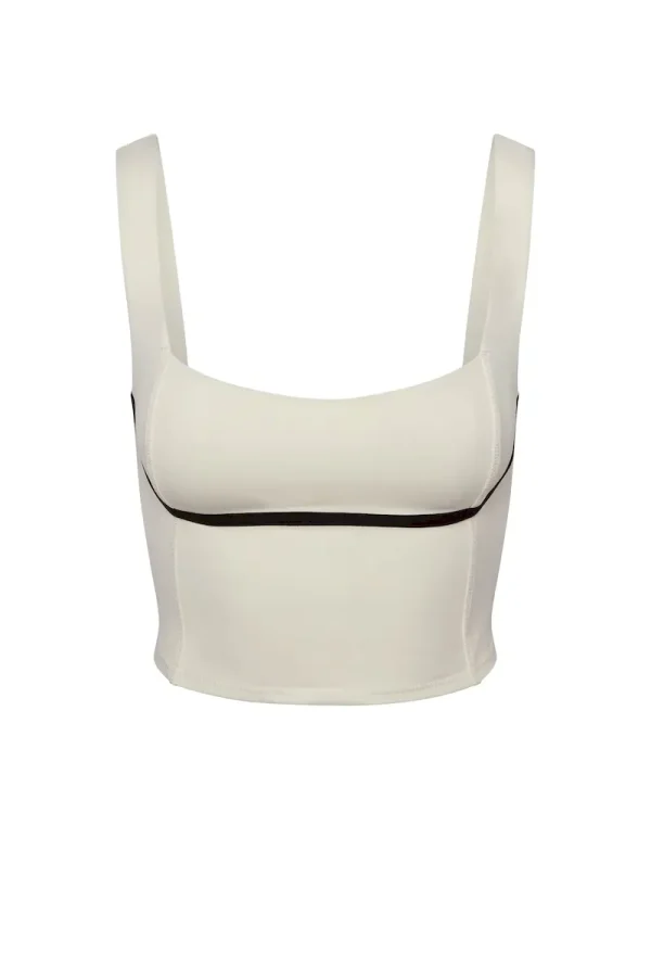 Zion Tank Ivory/Black