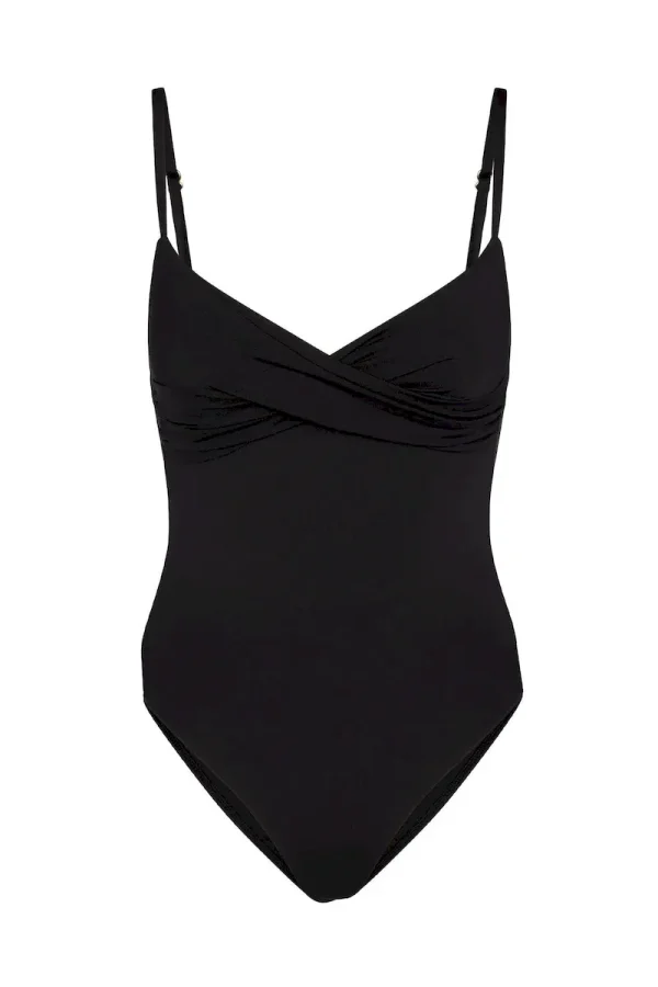 Bordeaux Moderate One Piece Black